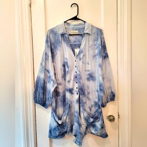 Tie dye lounge romper